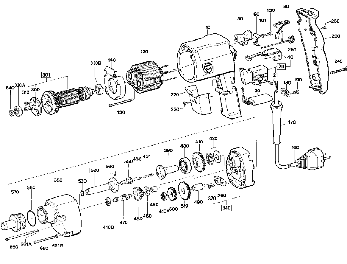 Elektrowerkzeuge - Ersatzteile